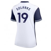 Fotballdrakt Dame Tottenham Hotspur Dominic Solanke #19 Hjemmedrakt 2024-25 Kortermet